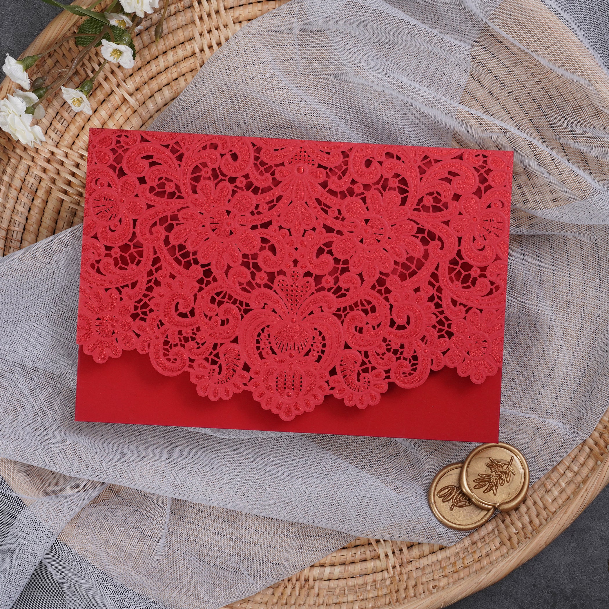 PONATIA Graceful Laser Cut Pockets Collection WSWL0084