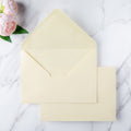 PONATIA 50 Pcs A7 Cream Envelopes for 5x7 Weddings Invitation Cards