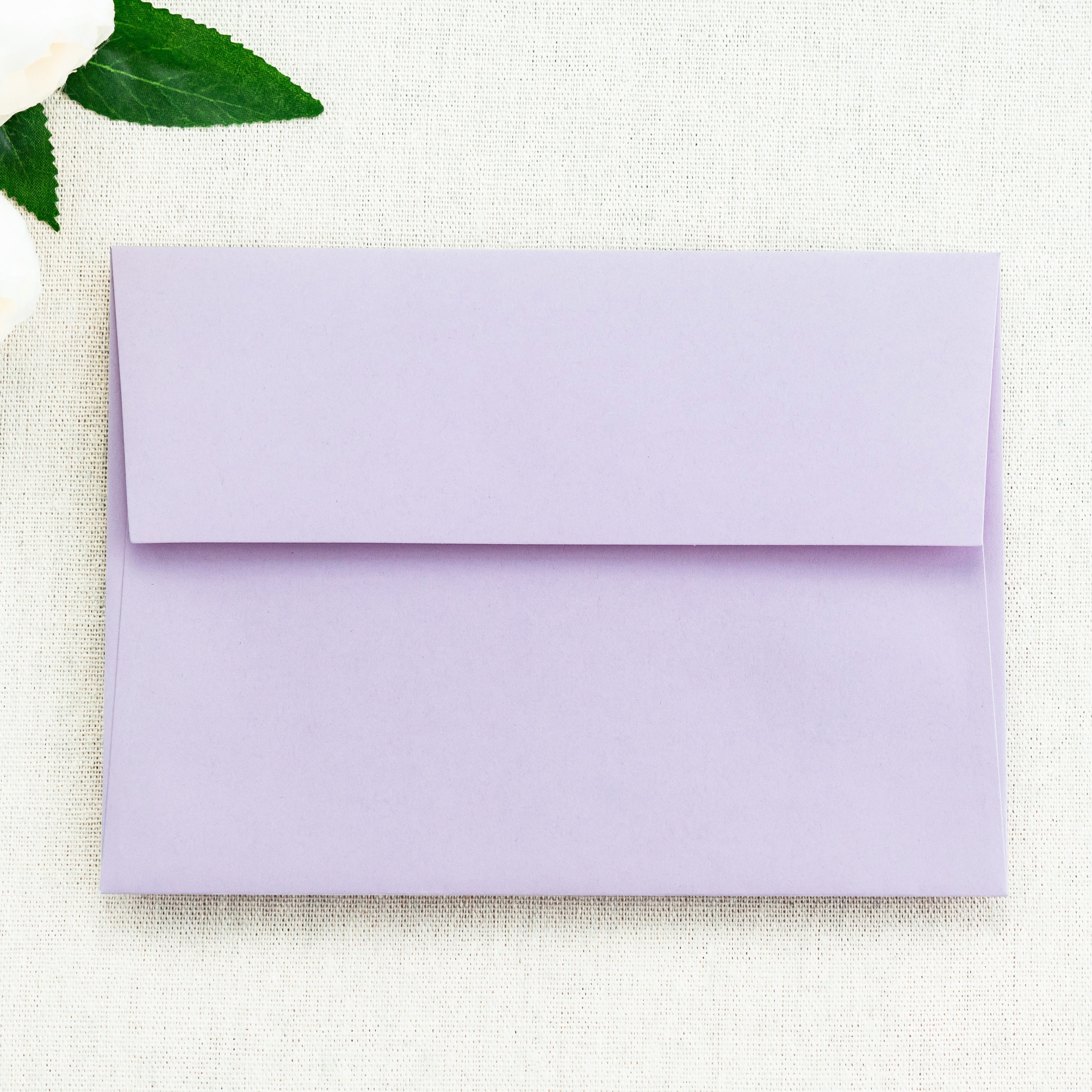 PONATIA 50 Pieces 5x7 Lilac Envelopes, A7 Envelopes Self Seal for Weddings, Invitation Cards